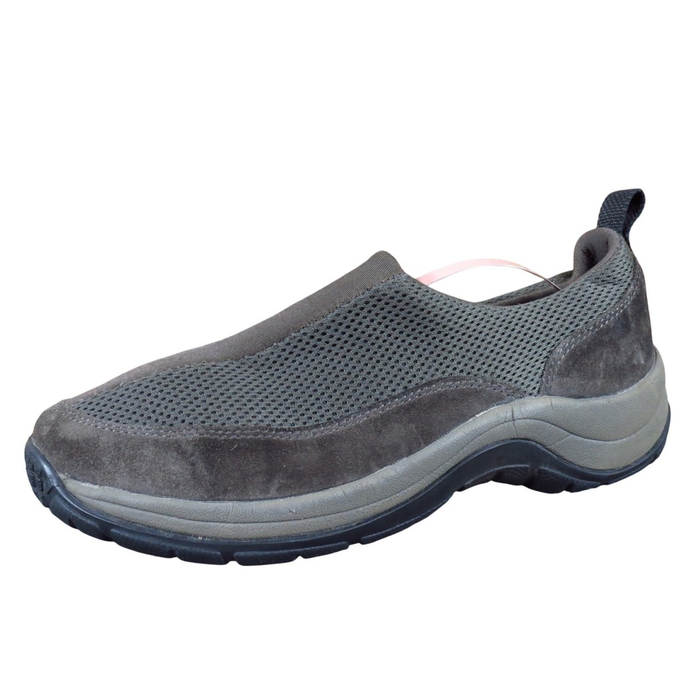 L.L. Bean Comfort Moc Women Casual Shoe Size 9 Walking Outdoor Brown Fabric